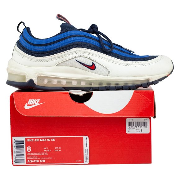 Blue and White Air Max 97 SE 'Blue Nebula' - Picture 2 of 7